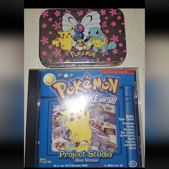 Nintendo Other - Pokemon Project Studio Blue disk Pokémon tin